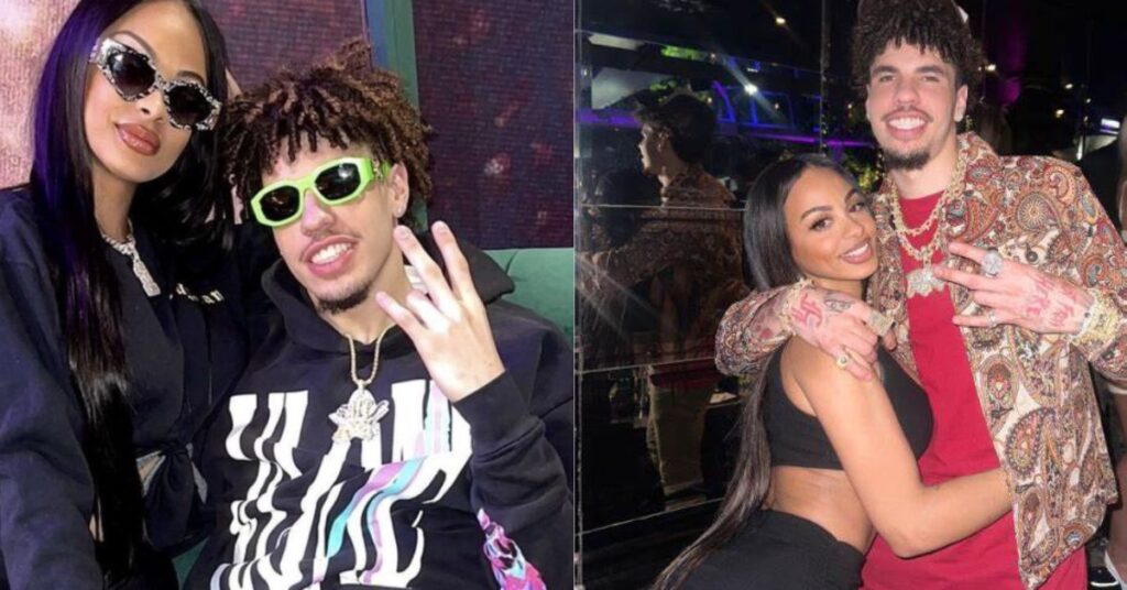 LaMelo Ball and Ana Montana Met