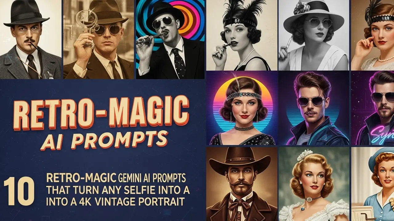 10 Retro-Magic Gemini AI Prompts